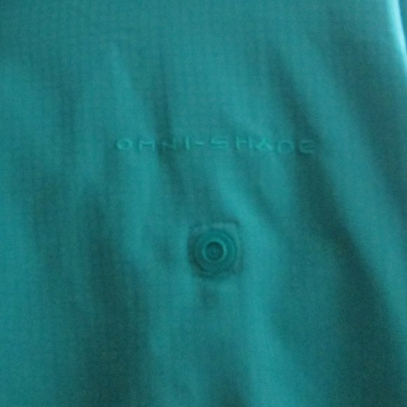 Columbia Womens PFG Sun Protection Green Pleated Long Sleeve Shirt Size … - Picture 8 of 10